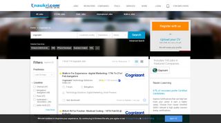 
                            13. Cognizant Jobs, 447 Cognizant Openings - Naukri.com
