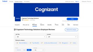 
                            7. Cognizant Technology Solutions Pay & Benefits reviews - Indeed