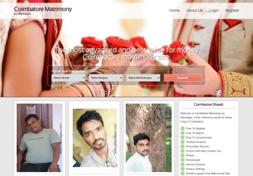 
                            8. Coimbatore Matrimony - No Fees - Coimbatore Shaadi