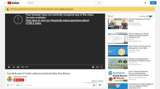 
                            4. Coin Bulb earn 0.5 mbtc without investment Earn free Bitcoin - YouTube