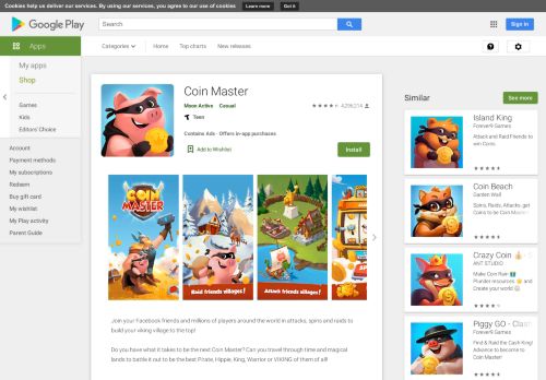 
                            4. Coin Master – Appar på Google Play
