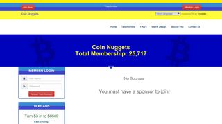 
                            3. Coin Nuggets Total Membership: 25681