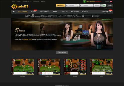 
                            6. Coin178 - Play Allbet Live Casino Games Here