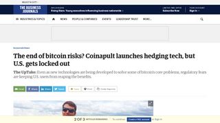 
                            13. Coinapult launches Locks a way to mitigate risks for those who want to ...
