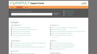 
                            12. Coinapult : Support Center