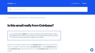 
                            6. Coinbase | Is this email really from Coinbase?