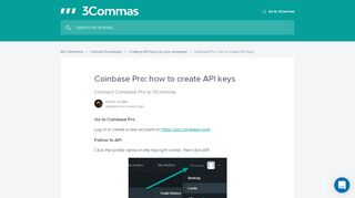 
                            9. Coinbase Pro (GDAX): creating an API key – 3Commas Help Center