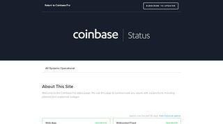 
                            12. Coinbase Pro Status
