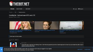 
                            11. CoinByCall - Call and earn BTC and LTC | Make Money Online Forum ...