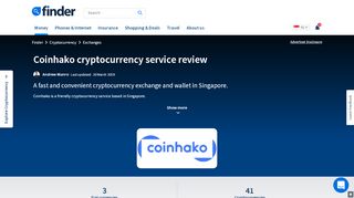 
                            11. Coinhako review 2019 | Features, fees & more | finder Singapore