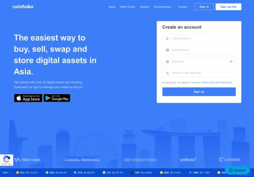 
                            3. Coinhako - The easiest way to buy, sell and store digital tokens in Asia