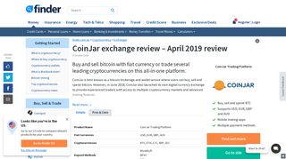 
                            6. CoinJar crypto platform & exchange review 2019 | finder.com.au