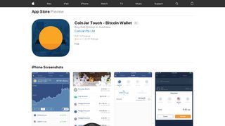 
                            9. CoinJar Touch - Bitcoin Wallet on the App Store - iTunes - Apple