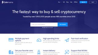 
                            13. Coinmama: Buy bitcoin and ethereum with credit card
