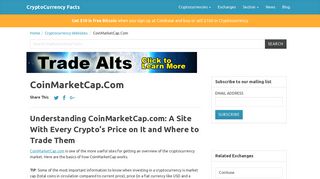 
                            7. CoinMarketCap.Com - CryptoCurrency Facts