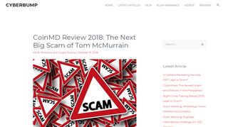 
                            7. CoinMD Review 2018: The Next Big Scam of Tom McMurrain