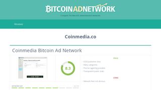 
                            7. Coinmedia.co | Bitcoin Ad Network