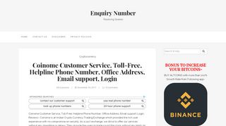 
                            12. Coinome Customer Service, Toll-Free, Helpline Phone Number, Office ...