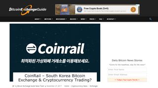 
                            8. CoinRail – South Korea Bitcoin Exchange & ...