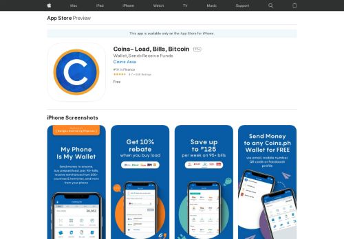 
                            7. Coins– Load, Bills, Bitcoin on the App Store - iTunes - Apple