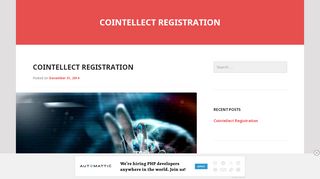
                            1. Cointellect registration | cointellectregistration