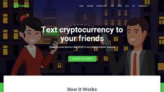 
                            5. CoinText – Send cryptocurrency to phone numbers or wallets using SMS