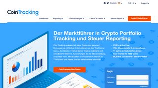 
                            7. CoinTracking · Portfolio und Steuer-Report für Bitcoins & digitale ...