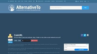 
                            10. CoinURL Alternatives and Similar Websites and Apps - AlternativeTo.net