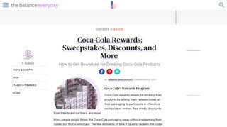 
                            4. Coke's Rewards Program: Get Rewarded for Drinking Soda