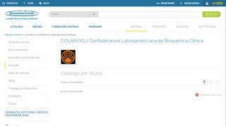 
                            2. COLABIOCLI | Confederación Latinoamericana de Bioquímica Clínica