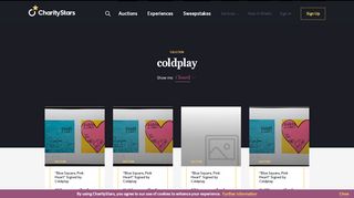 
                            4. coldplay - CharityStars