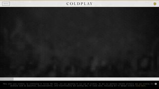 
                            2. Coldplay official website