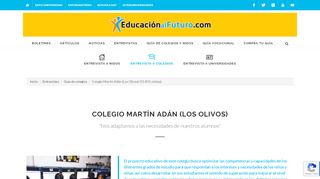 
                            8. Colegio Martín Adán (Los Olivos) | Educación al Futuro