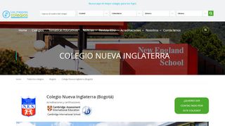 
                            2. Colegio Nueva Inglaterra (Bogotá) | Colegio | Bilingue Español Inglés ...