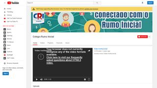 
                            7. Colégio Rumo Inicial - YouTube