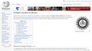 
                            7. Colegios Jesuitas en México - Wikipedia, la enciclopedia libre