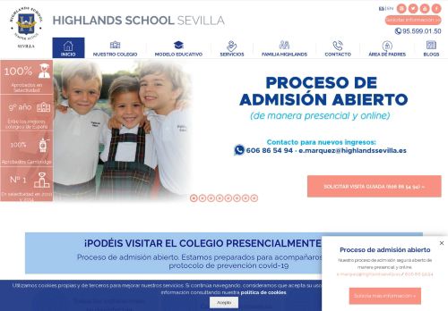 
                            3. Colegios Privados Sevilla, Bilingüe ▷ Highlands School Sevilla