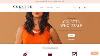 
                            5. Colette Patterns Wholesale