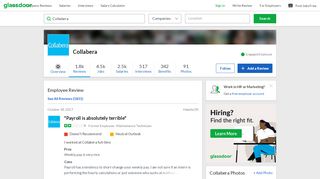 
                            5. Collabera - Payroll is absolutely terrible | Glassdoor