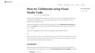 
                            1. Collaborate using Visual Studio Code - Visual Studio Live Share ...