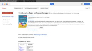 
                            12. Collaboration Tools for Project Managers: How to Choose, Get ... - Google Books-Ergebnisseite