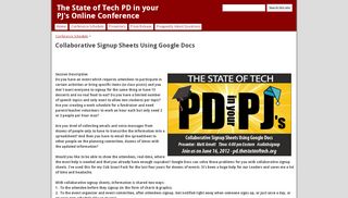 
                            10. Collaborative Signup Sheets Using Google Docs - The State of Tech ...