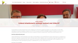 
                            9. Colland Arbeidsmarkt verlengt contract met Gilde-BT - Arbeidsmarkt