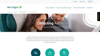 
                            9. Collecting Avios - Aer Lingus