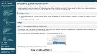 
                            11. collective.googleauthenticator — collective.googleauthenticator 0.2.4 ...