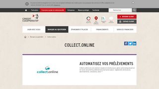 
                            3. Collect.online - Crédit Coopératif