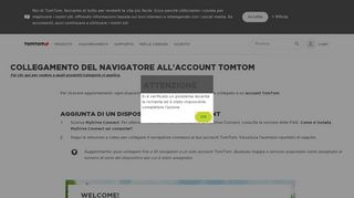 
                            4. Collegamento del navigatore all'account TomTom - App TomTom