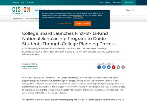 
                            5. College Board Launches First-of-Its-Kind National ... - PR Newswire
