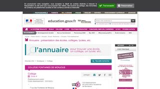 
                            4. Collège Fontaines de Monjous - Gradignan - Gironde (33) - Ministère ...