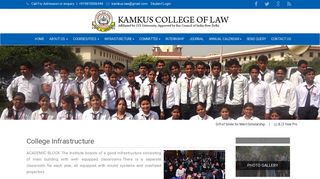 
                            3. College Infrastructure - Kamkus College of Law